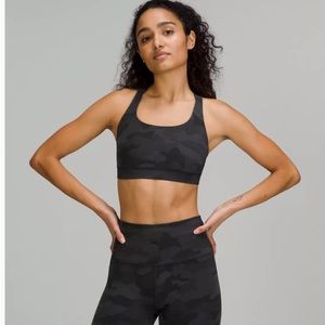 🍋 LULULEMON 🍋 Black Camo Energy Sports Bra